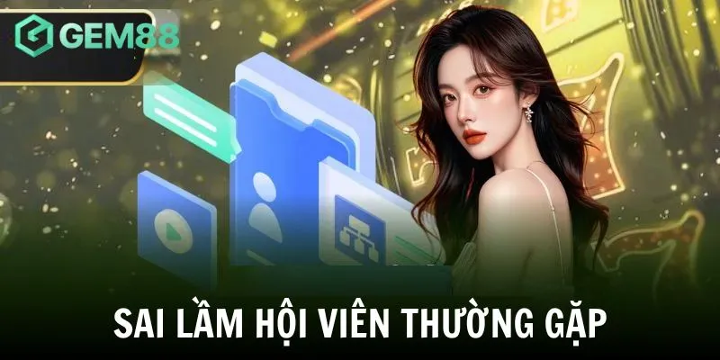 Một số sai lầm hội viên thường gặp phải